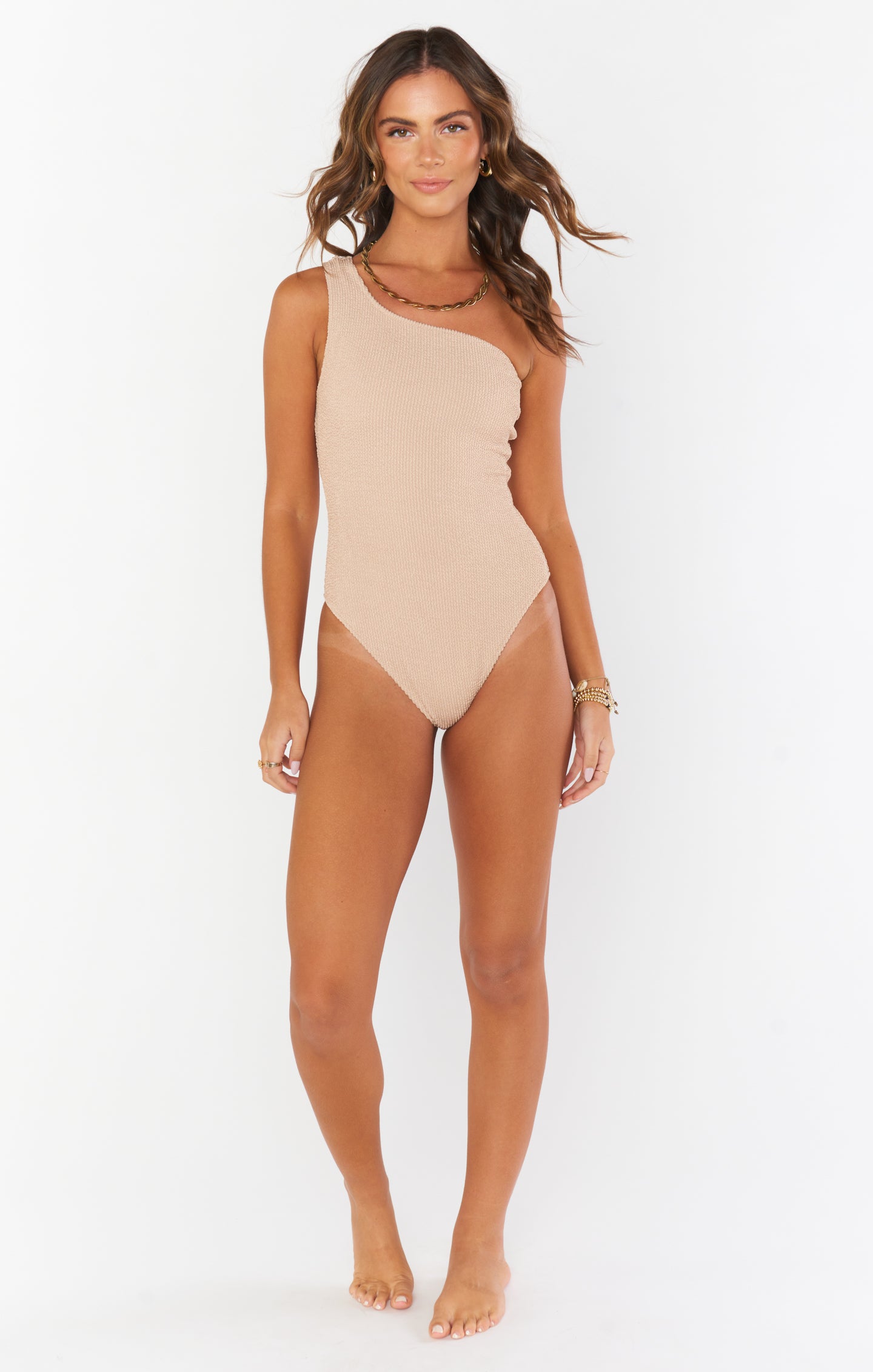 Anchor One Piece ~ Latte Scrunch