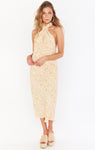 Halter High-Neck Animal Snake Print Sheath Open-Back Draped Wrap Sheath Dress/Maxi Dress/Midi Dress