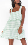 Plaid Print Flowy Tiered Dress With Ruffles by Show Me Your Mumu