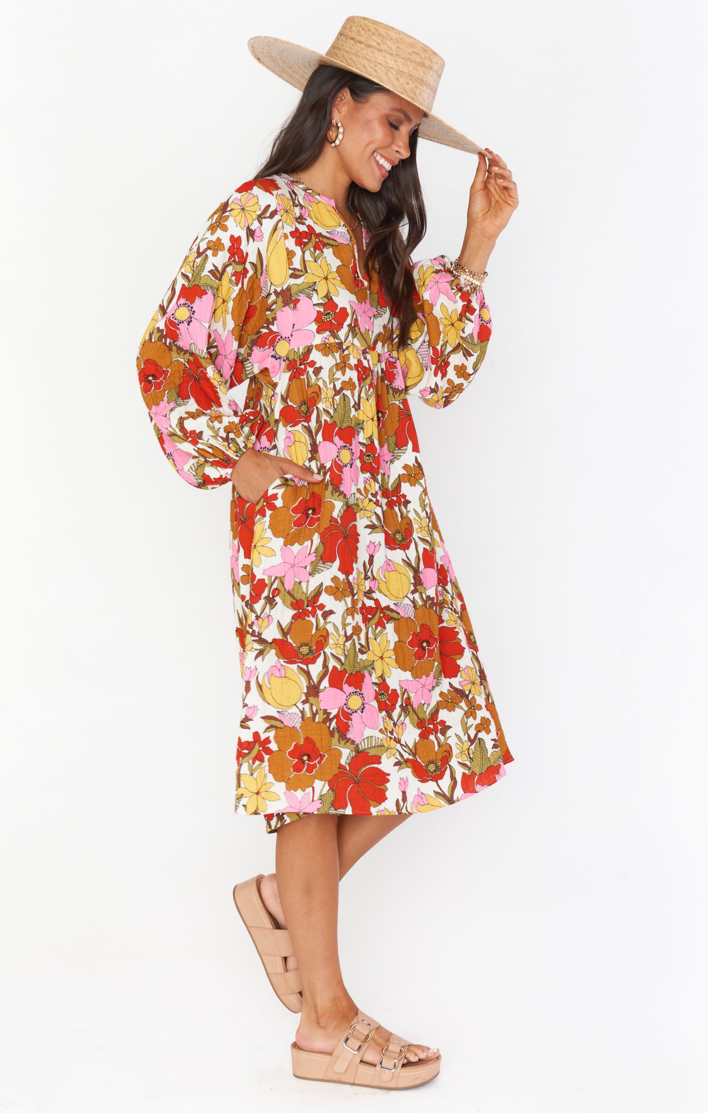 Kenya Dress ~ Far Out Floral