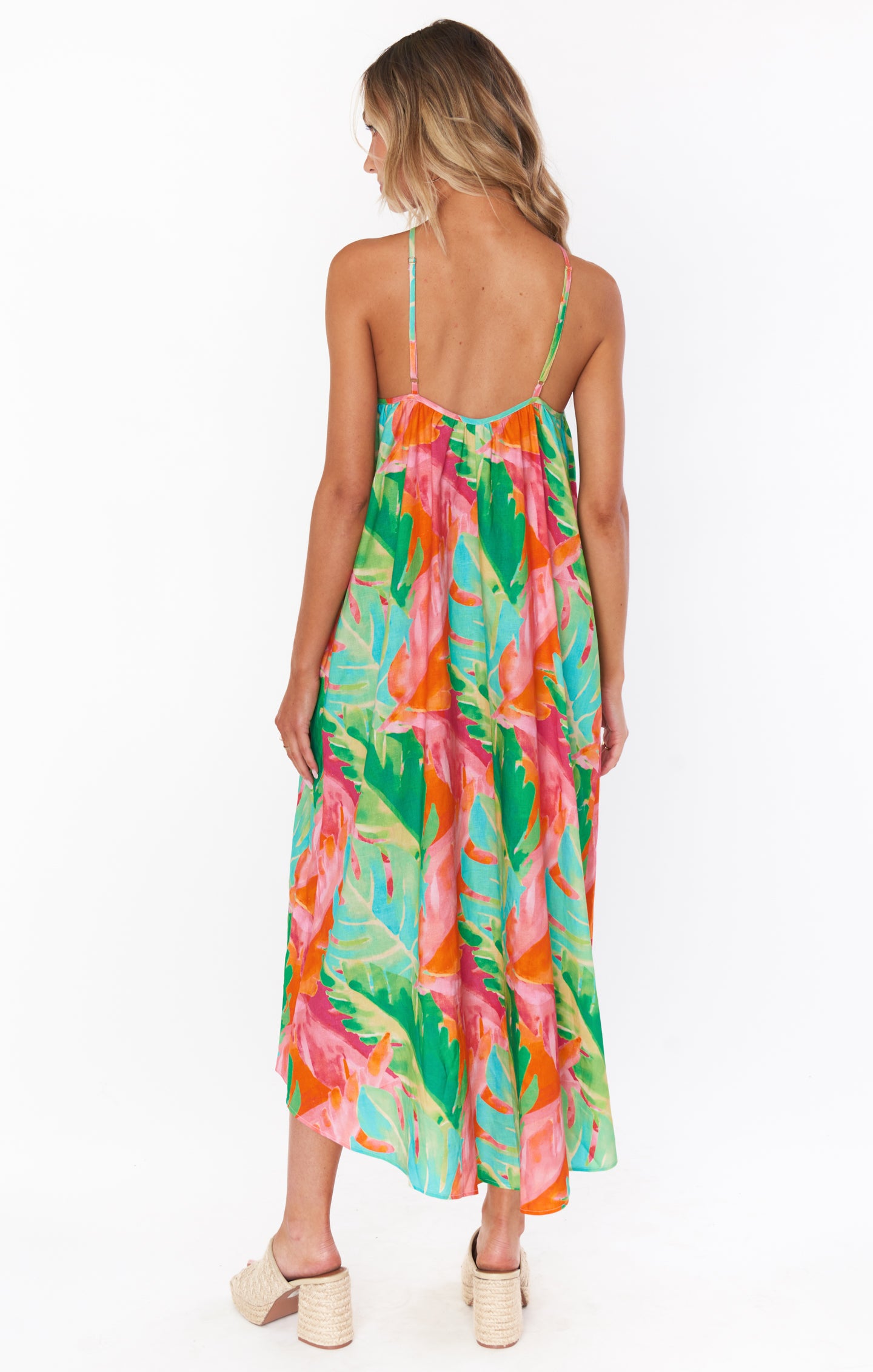 Lexington Midi Dress ~ Tropics Palm