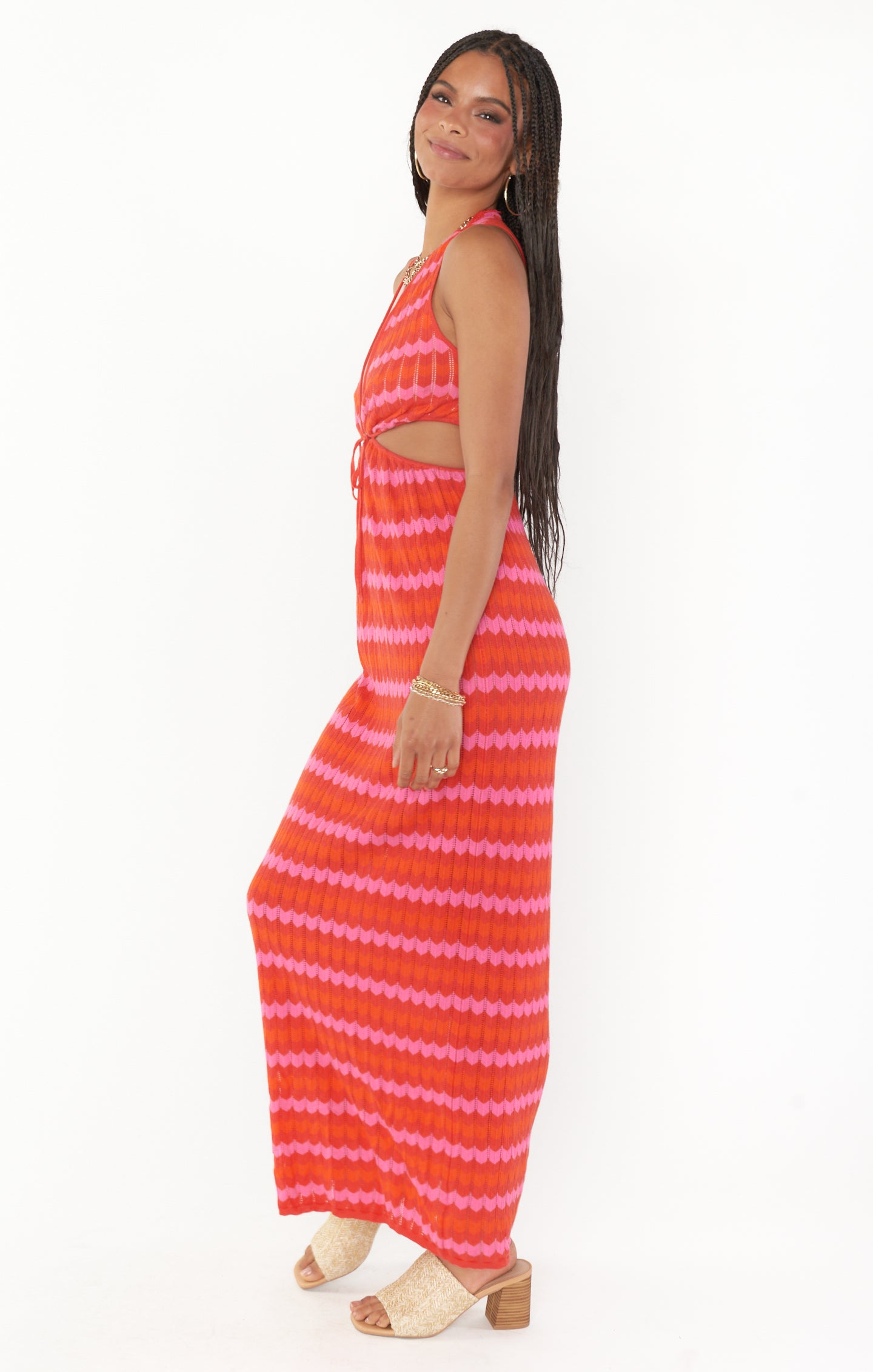 Maizy Cut Out Dress ~ Paradise Island Knit