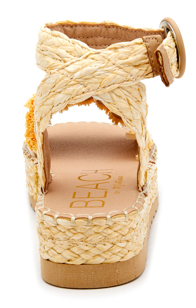 Matisse Seashore Platform Sandals ~ Natural