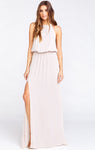 Halter High-Neck Bridesmaid Dress With a Sash by Show Me Your Mumu