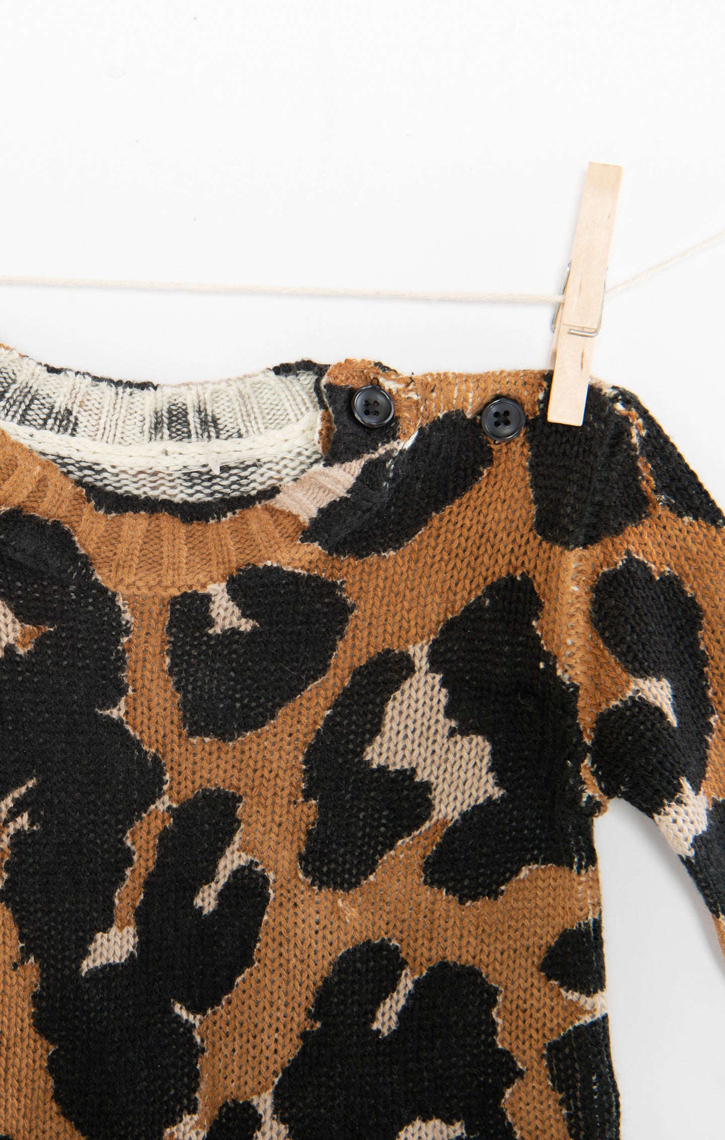 Mini Arroyo Sweater ~ Cognac Wildcat Knit