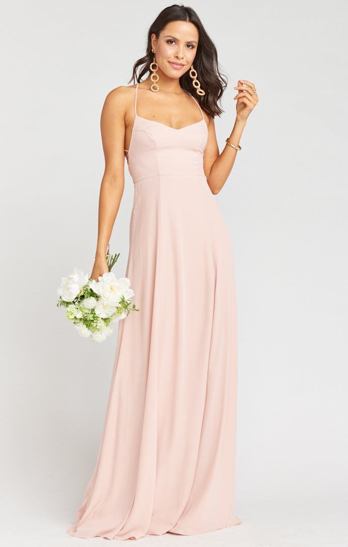 Godshaw Goddess Gown ~ Dusty Blush Crisp