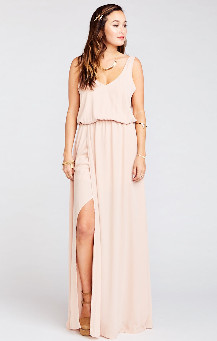 kendall lace back maxi dress