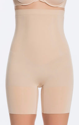 Spanx Oncore Mid-thigh Soft Nude Shorts Size M 37315 for sale online