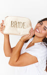 Bride Cosmetic Bag ~ Champagne