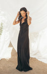 Cowl Neck Satin Bridesmaid Dress/Slip Dress/Maxi Dress