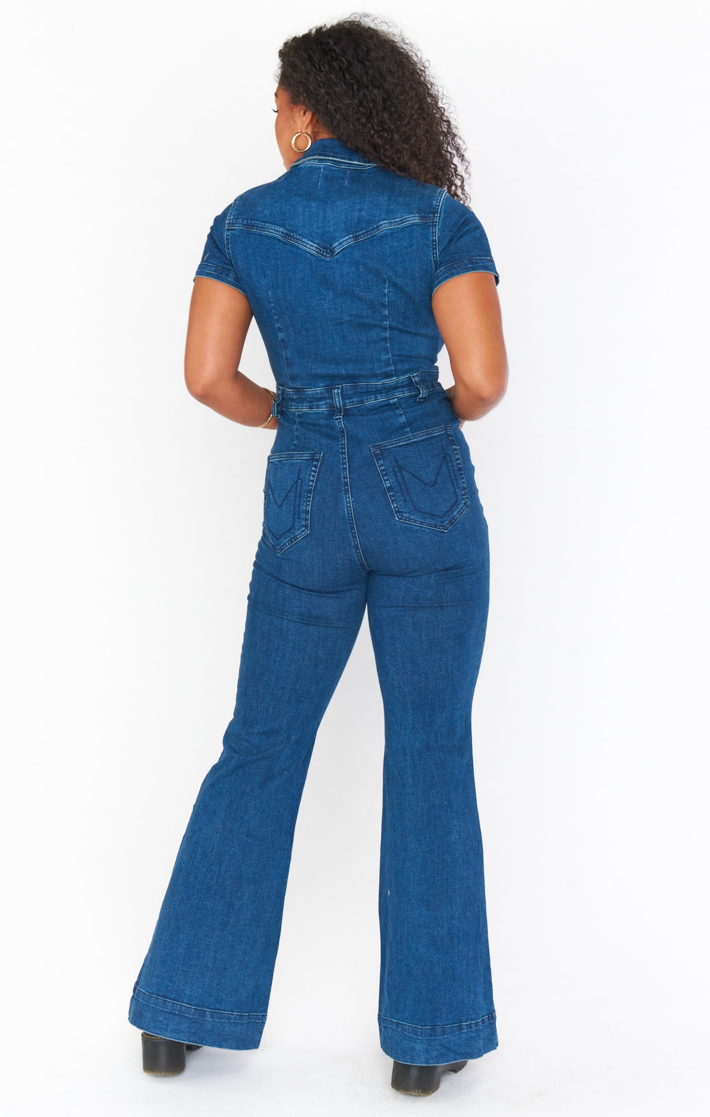 Everhart Jumpsuit ~ Lunar Blue