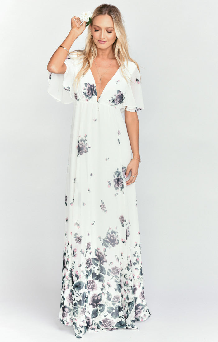 show me your mumu floral willa maxi