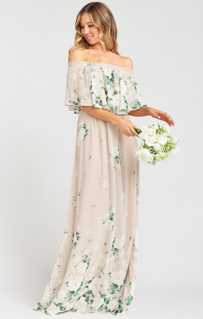 Hacienda Maxi Dress ~ Bouquet Toss