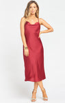 Cowl Neck Satin Dress by Show Me Your Mumu