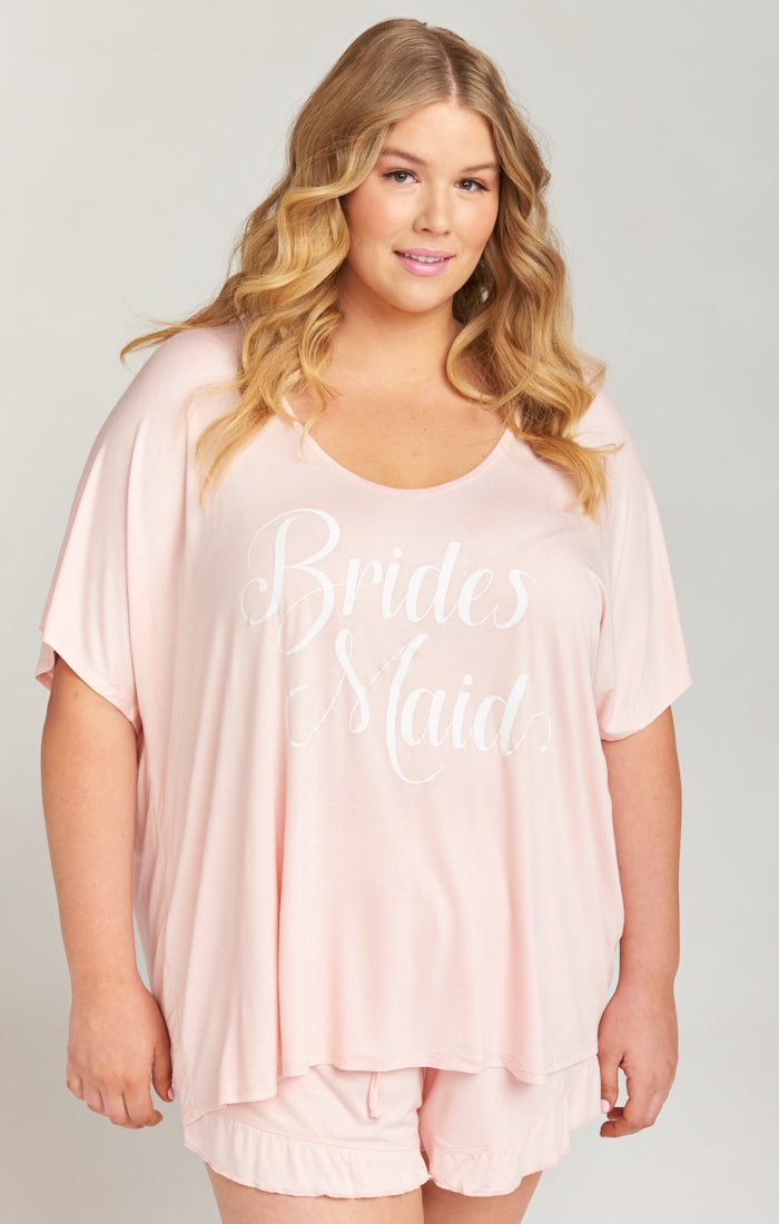 Benji Tunic Sleep Set ~ Bridesmaid Pink