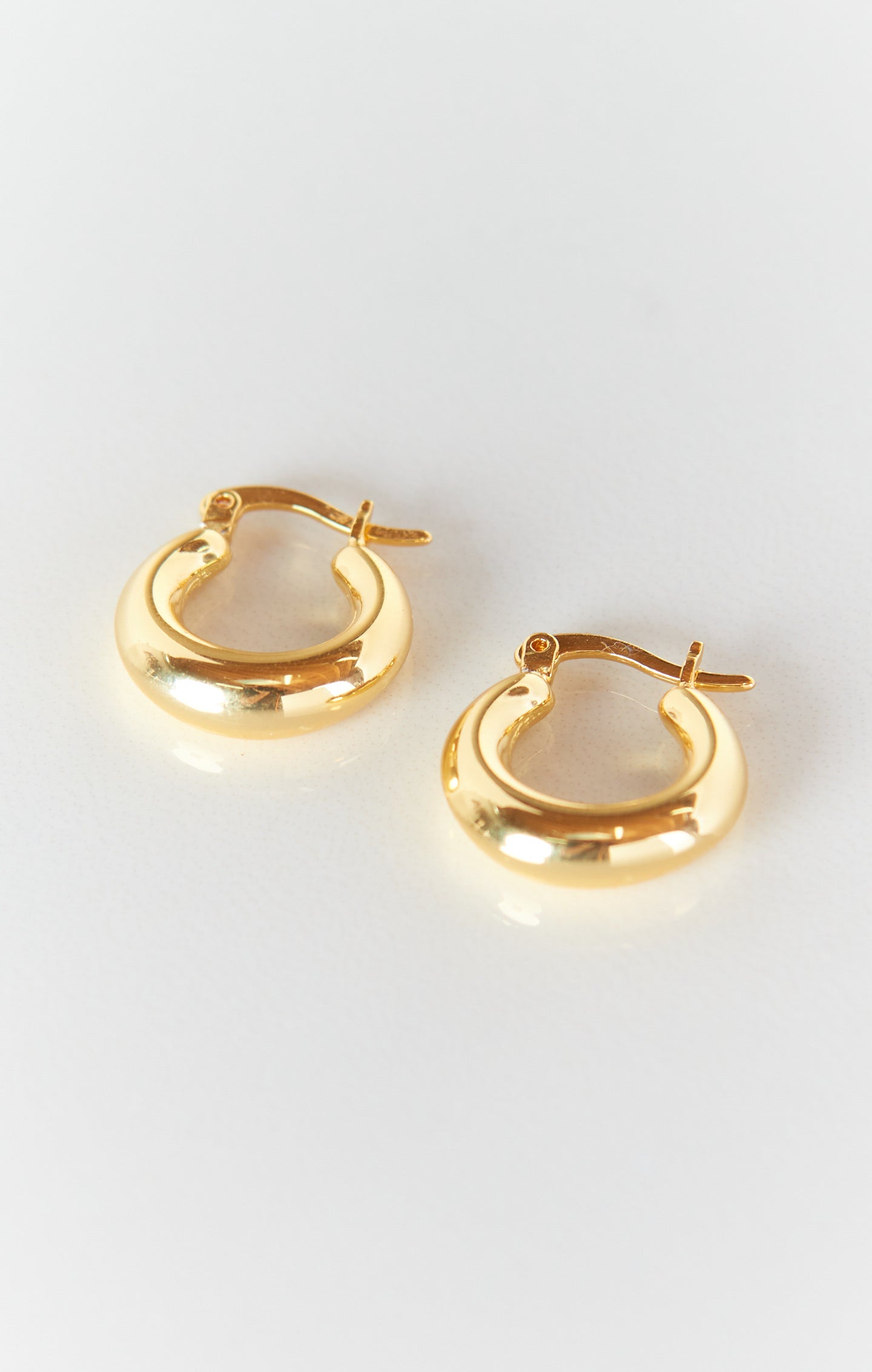 LUV AJ Mini Martina Hoop Earrings ~ Gold