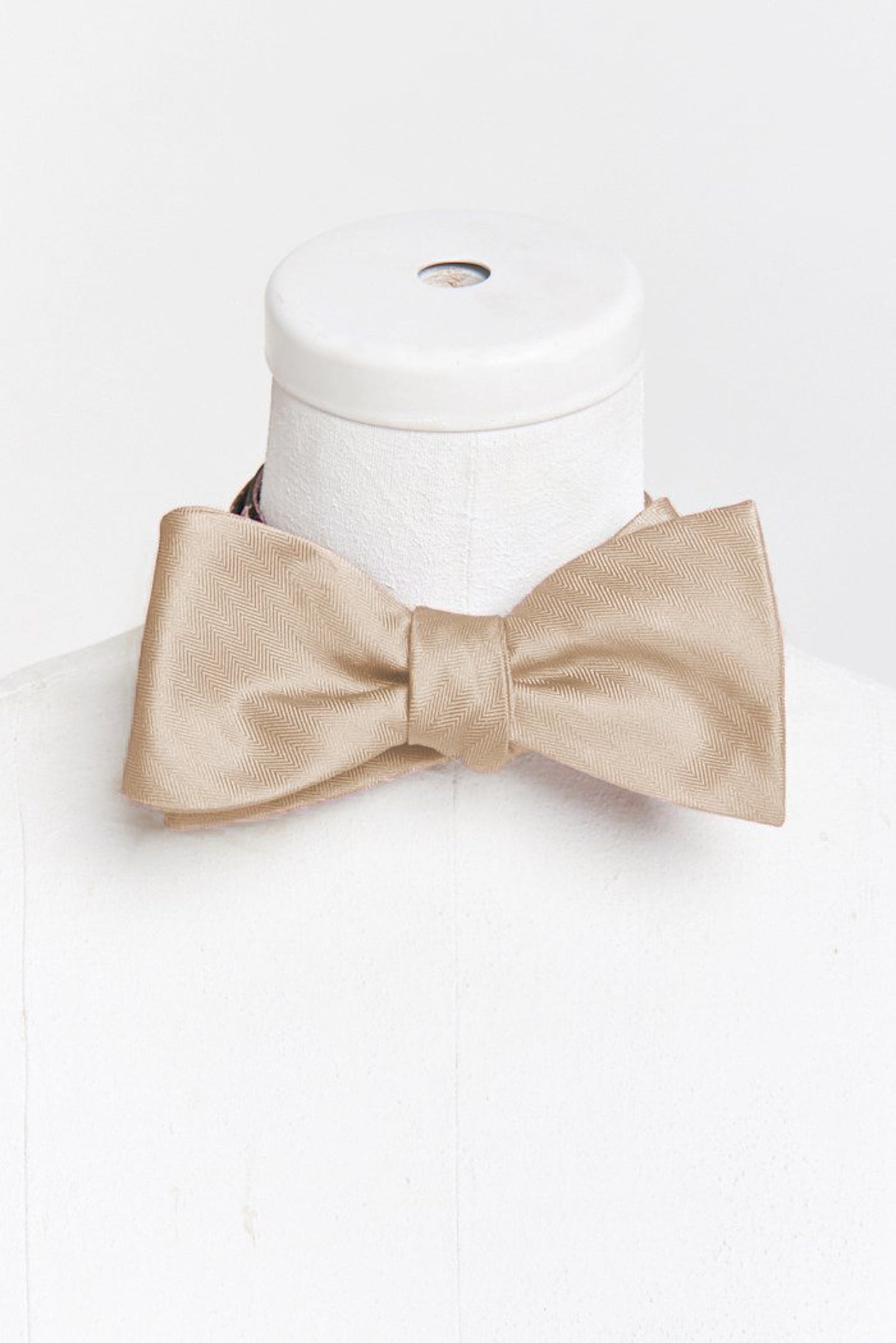 Josh Bow Tie ~ Champagne Solid