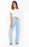 90s Straight Jeans ~ Powder Blue