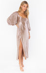 Slit Empire Waistline Smocked Sweetheart Dress by Show Me Your Mumu