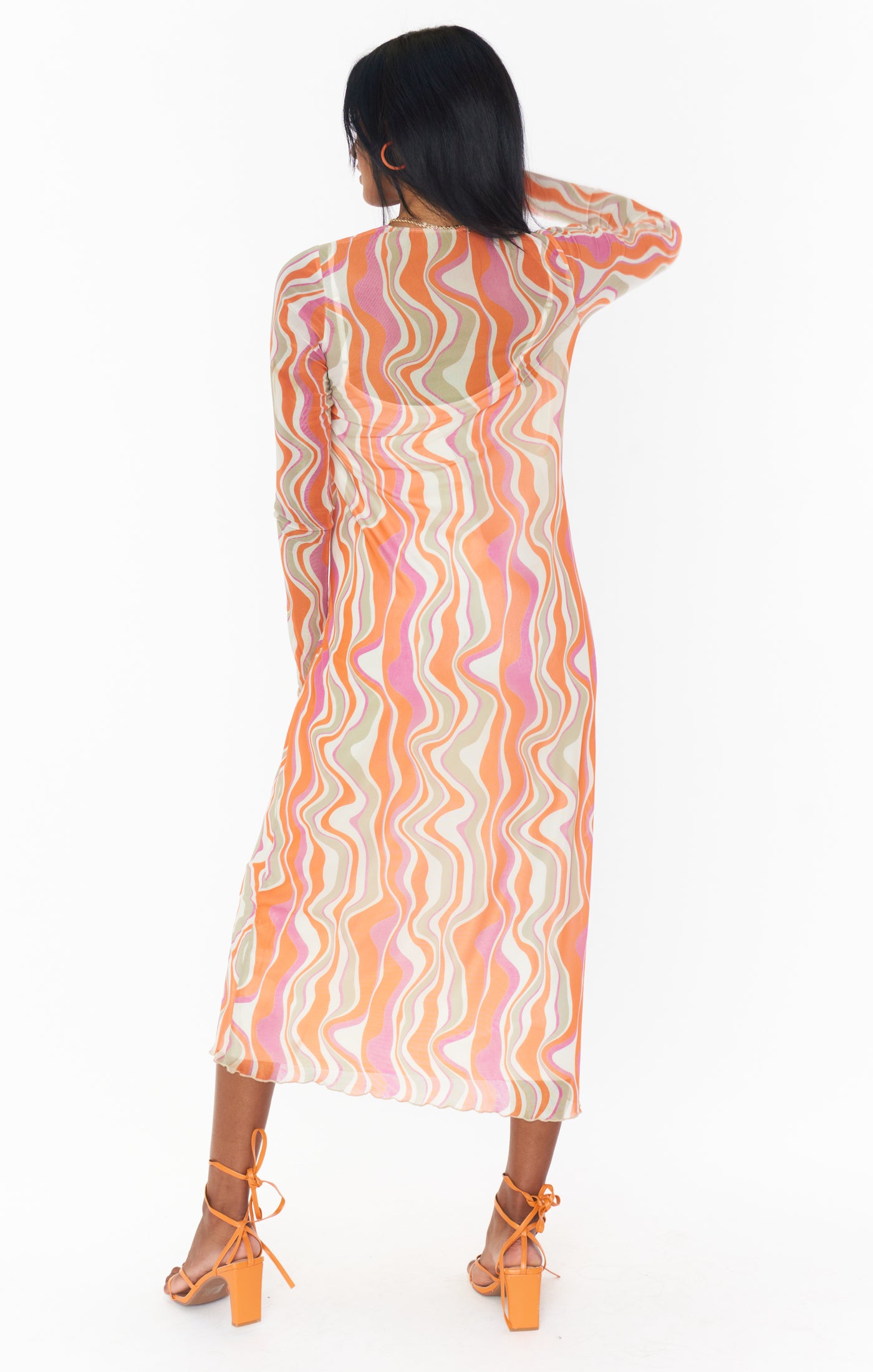 Maddison Dress ~ Wavy Stripe