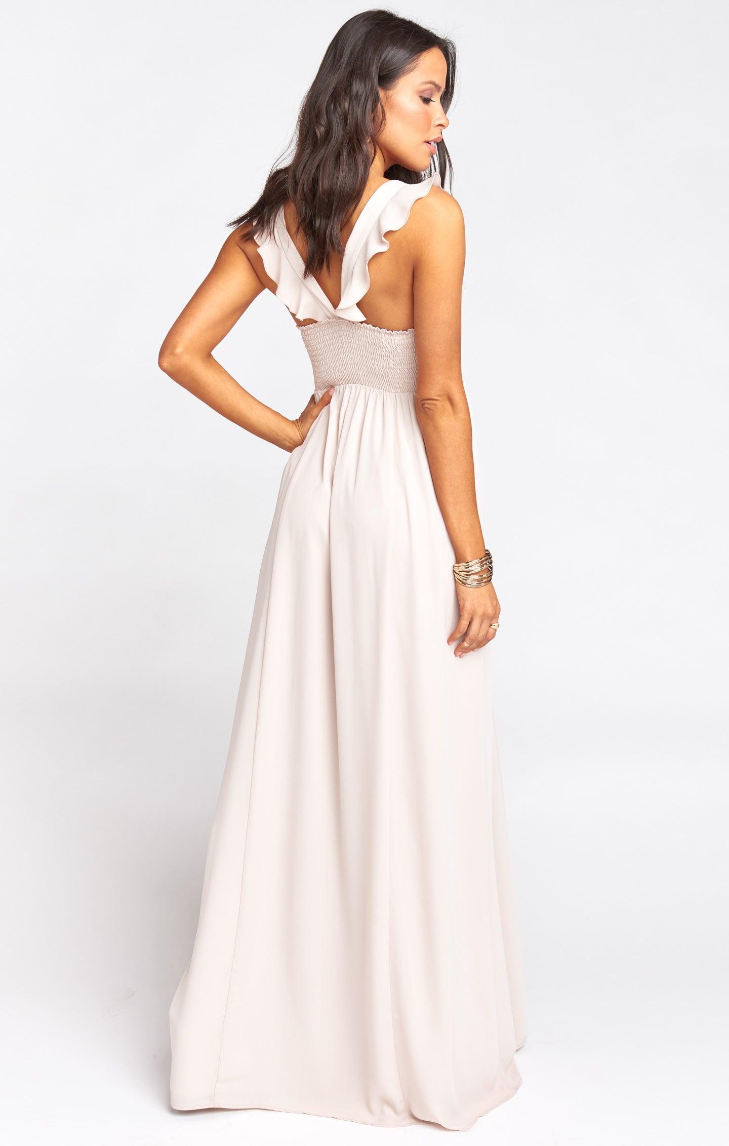 June Maxi Dress ~ Show Me the Ring Crisp