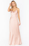 Cowl Neck Satin Bridesmaid Dress/Slip Dress/Maxi Dress