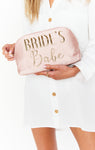 Bride Babe Cosmetic Bag ~ Blush
