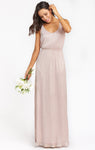 Petite V-neck Maxi Dress