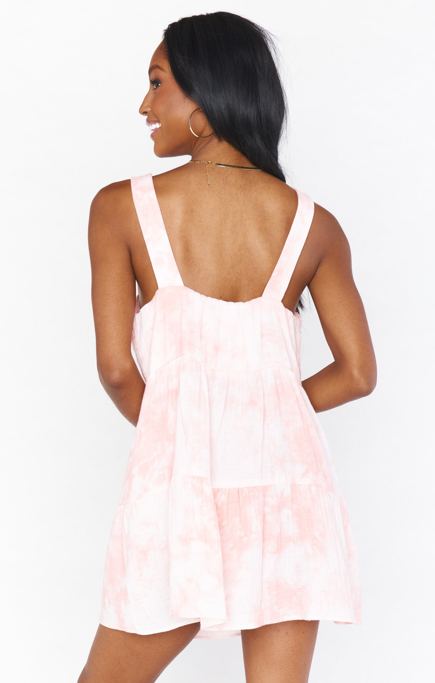 Marisa Dress ~ Twisted Tie Dye Pink