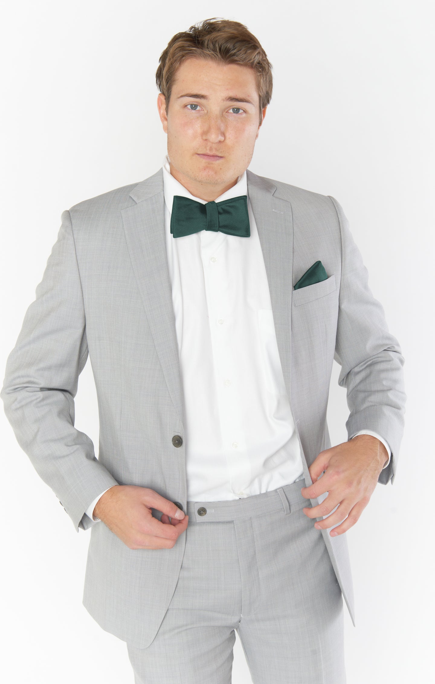 Josh Bow Tie ~ Emerald Green Solid