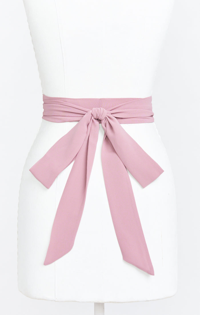 Bridesmaid Sash ~ Antique Rose Chiffon