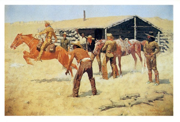 Coming and Going of the Pony Express by Frederic Remington - 5 X 7 Inc –  Artistica Fine Art