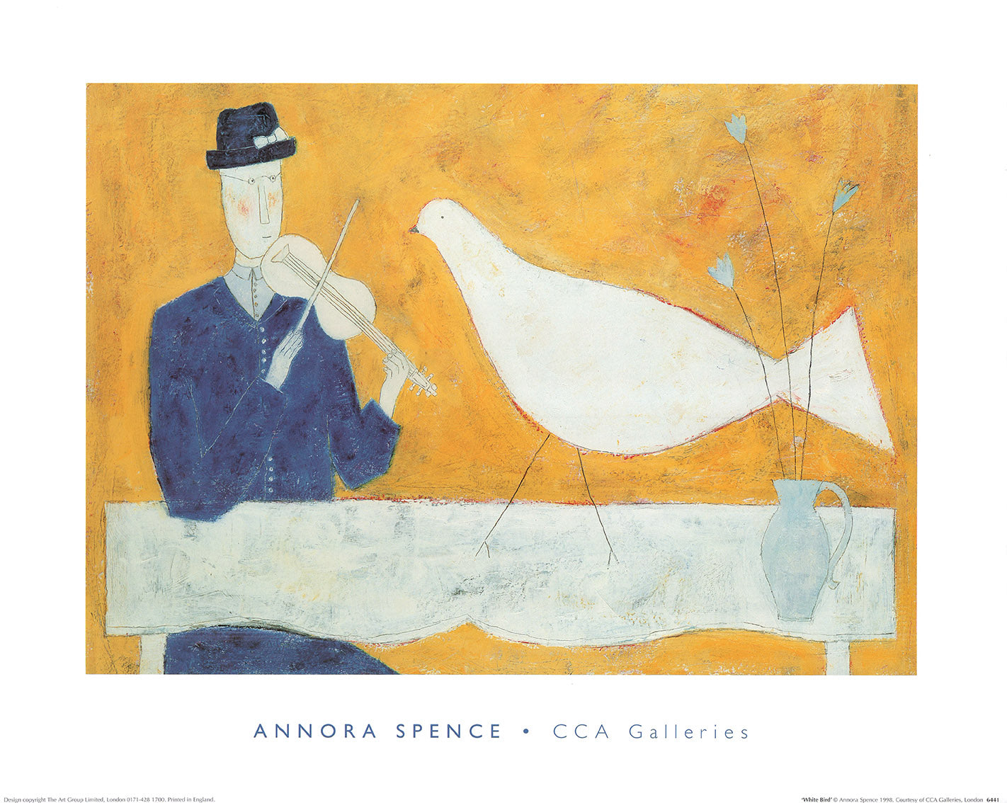 White Bird by Annora Spence - 16 X 20 Inches (Art Print