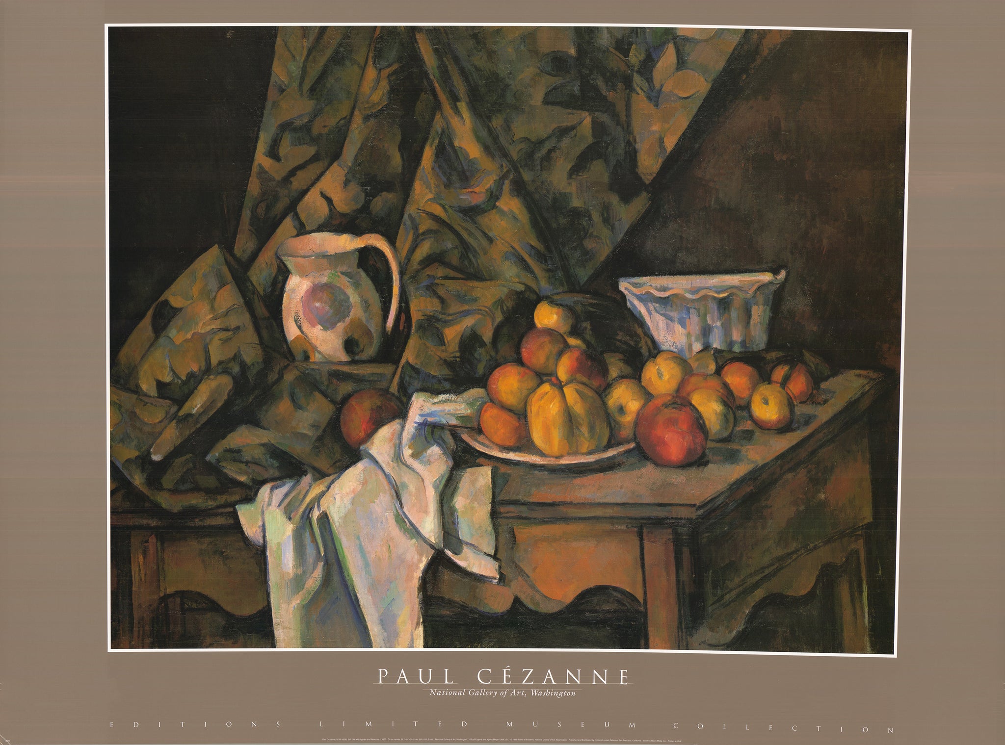 paul cezanne still life with apples and peaches