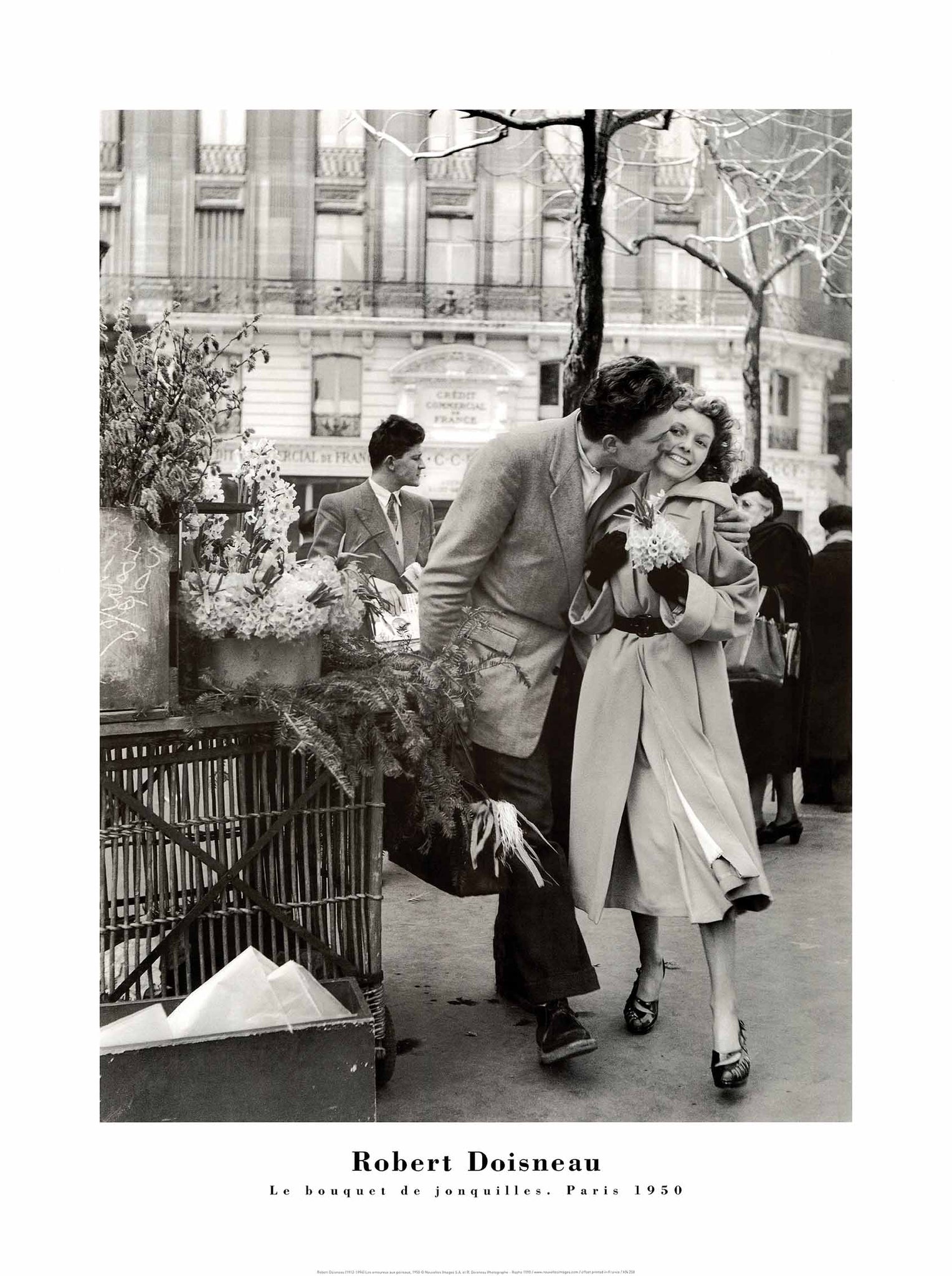 The Bouquet of Daffodils, 1950 by Robert Doisneau - 24X32