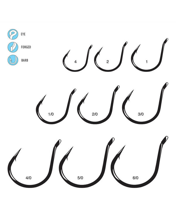 Gamakatsu Weedless Finesse Wide Gap Worm Hook #3/0 Black 4PK