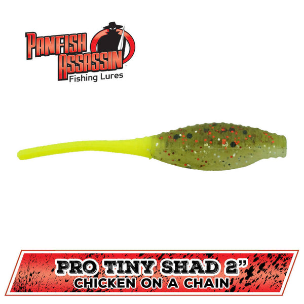 Bass Assassin Shad Assassin - Salt & Pepper Silver Phantom