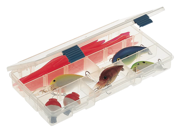 Tacklebox Plano Molding Company 1730 Green Beige 3 Folding Shelves Loaded  fish