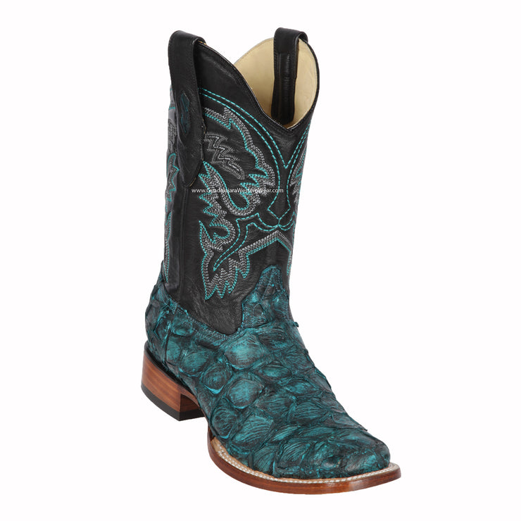 turquoise square toe cowgirl boots