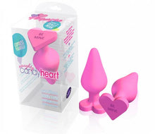 Candy Conversation Heart Silicone Butt Plug (Multiple Colors)