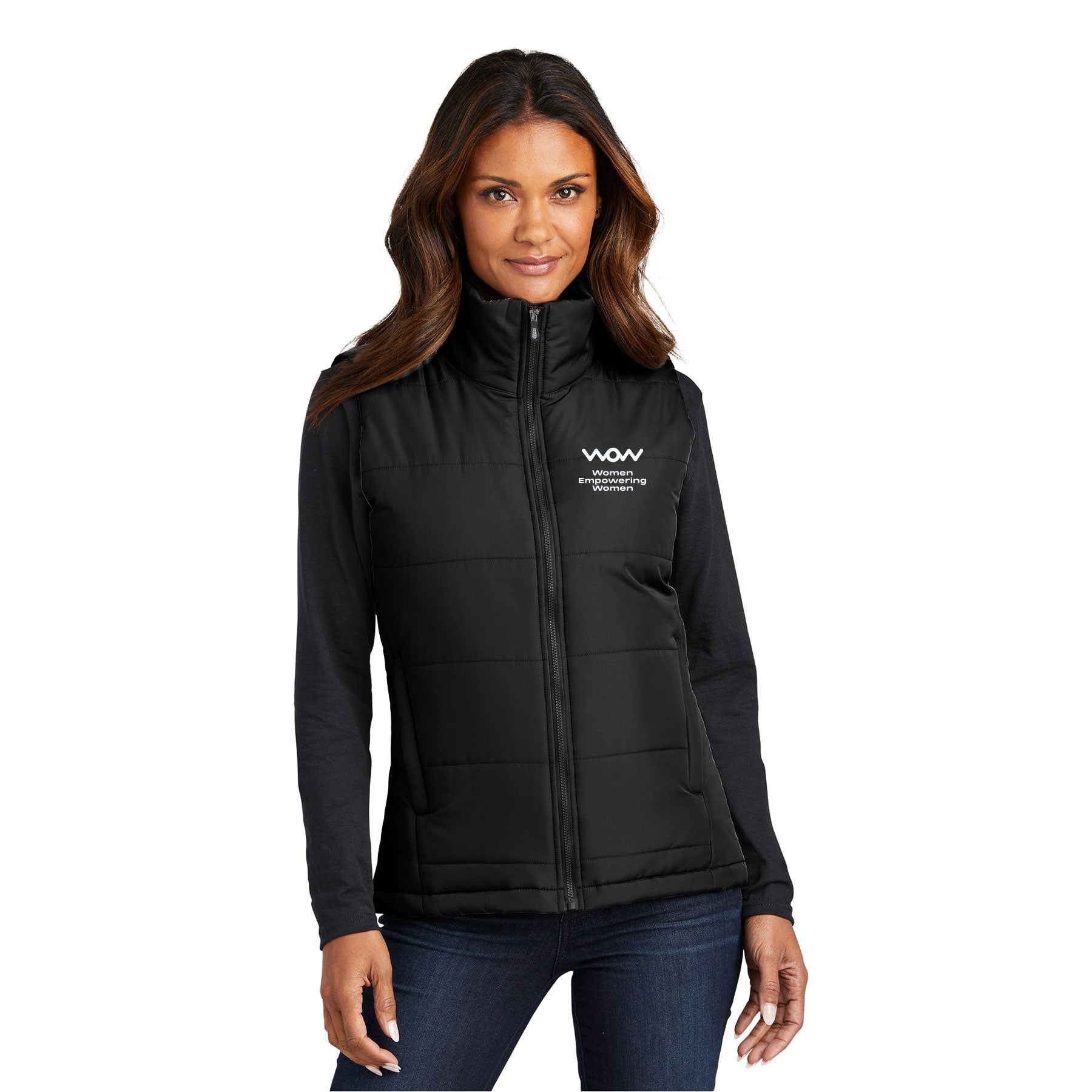ERG WOW LOGO WOMEN'S PUFFER VEST