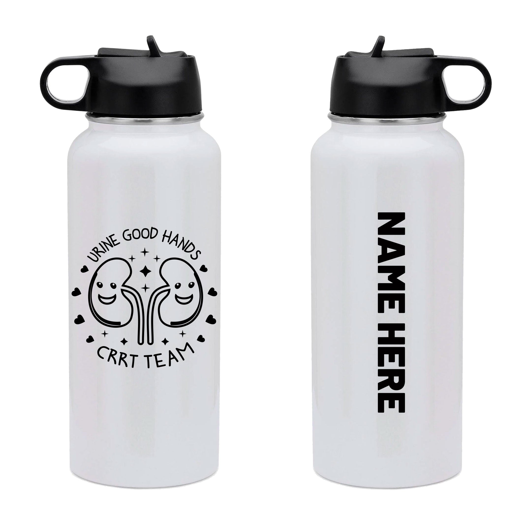 MakerFlo 32 oz Hydro Water Bottle - 2 Lids - Stainless Steel | Michaels