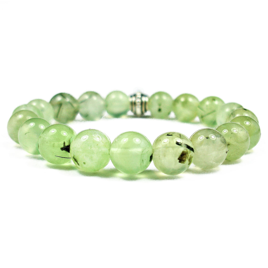 Prehnite 8mm Round Crystal Bead Bracelet | The Magic Is In You