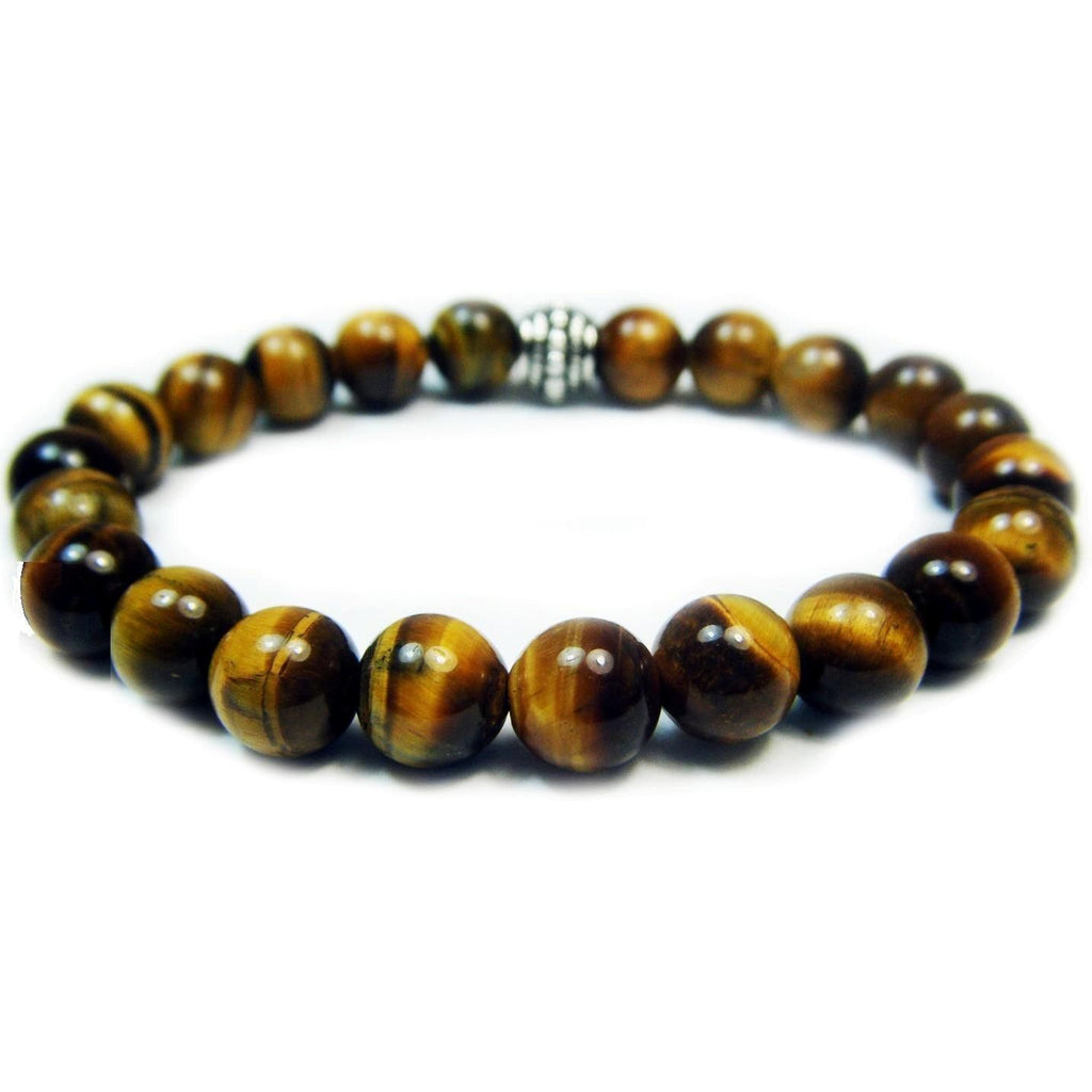 Tiger's Eye 8mm Round Crystal Bead Bracelet | The Magic Is In You