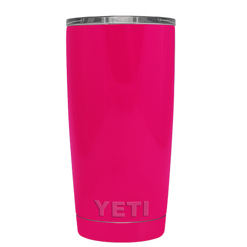 pink 20 oz yeti rambler