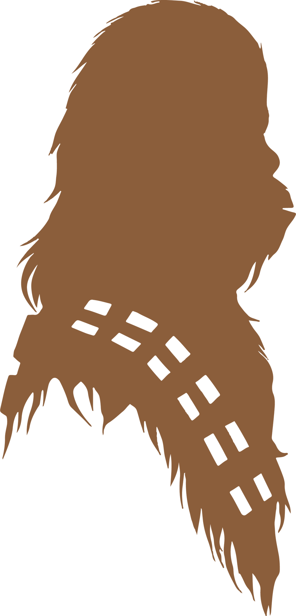 Download Chewbacca Silhouette | Star Wars SVG DXF EPS PNG Cut File ...