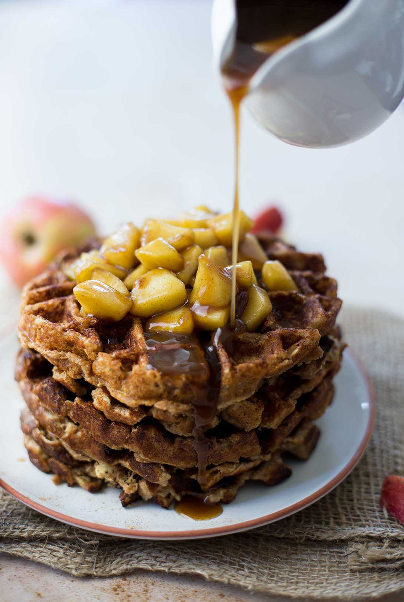 Apple Cinnamon Waffles - Kodiak Cakes