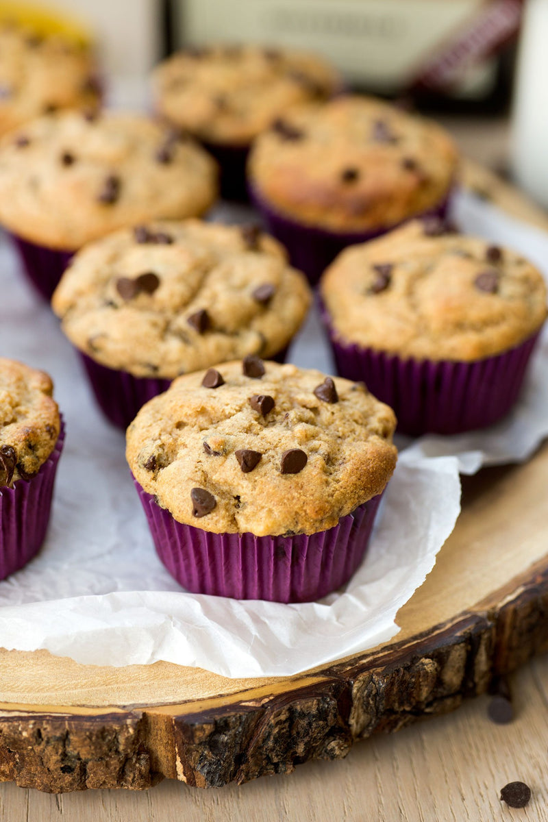 Banana Chocolate Chip Power Muffins