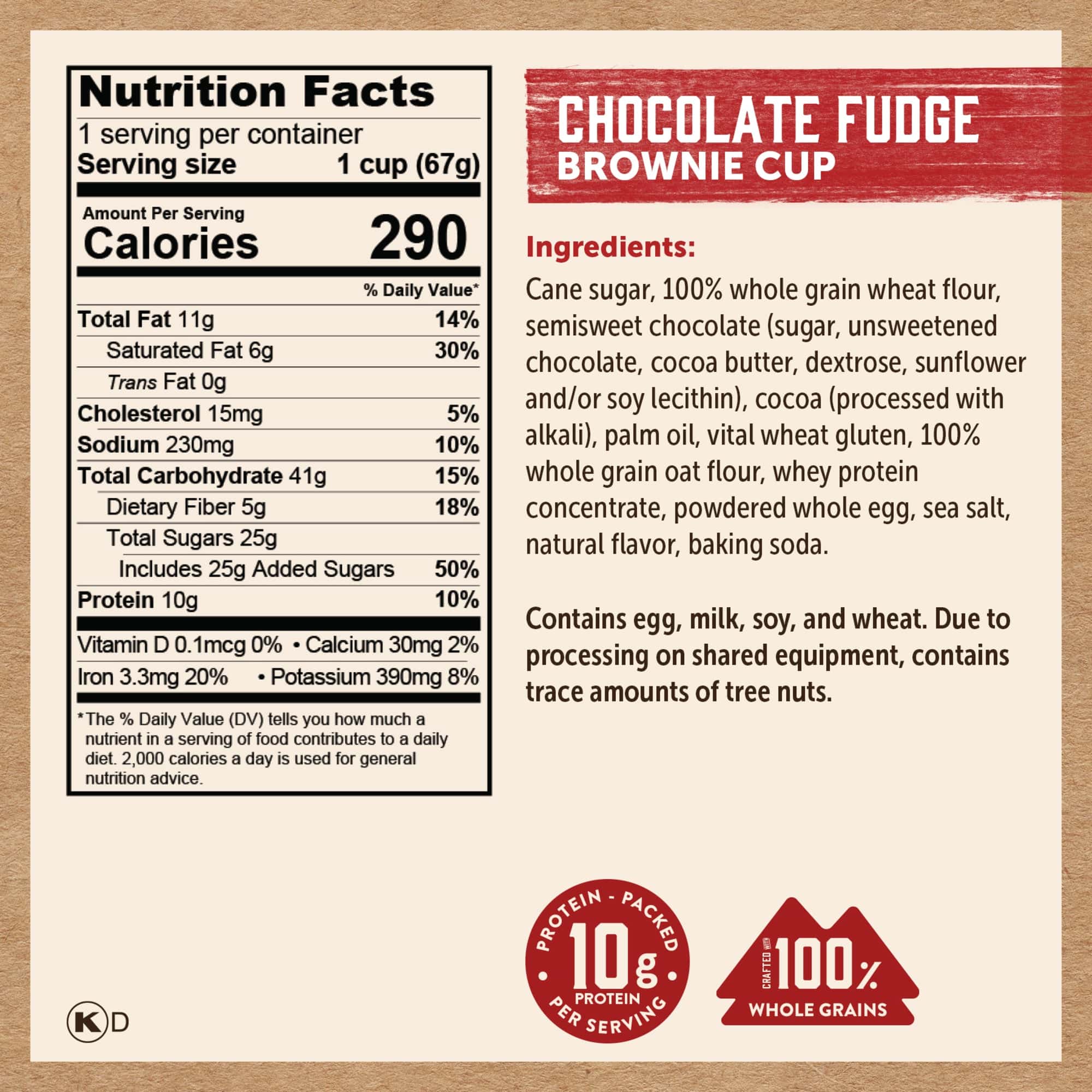 Chocolate Fudge Brownie Mix  Classic Delicious Flavors By Kodiak®