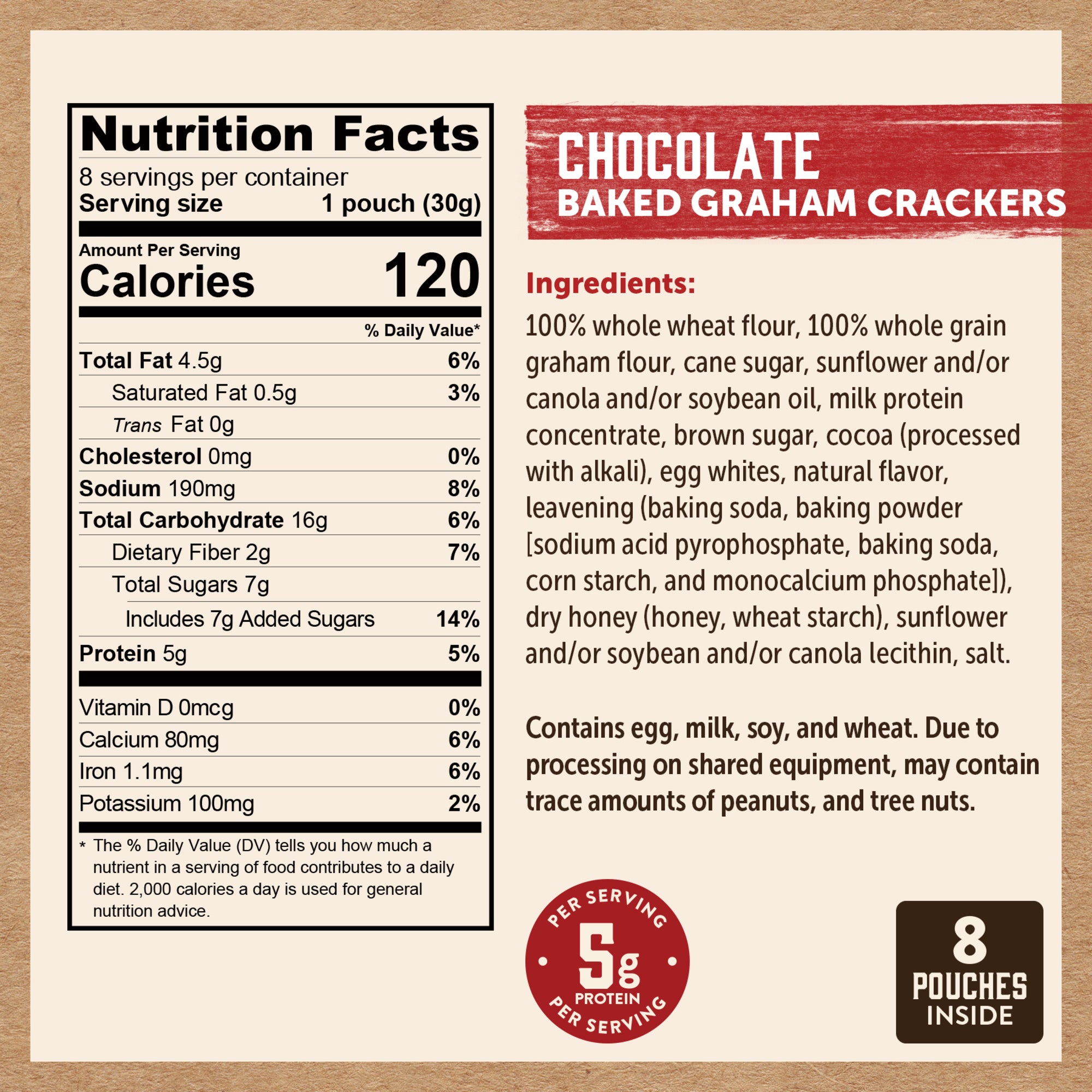 Kodiak Cakes Bear Bites Chocolate Graham Crackers – WholeLotta Good